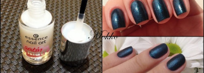 Матирующее верхнее покрытие для лака Essence nail art / Satin Matt top coat / 26 matt about you