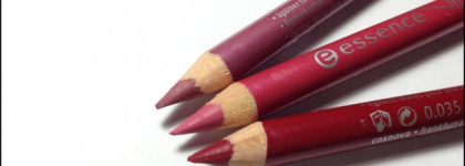 Взрыв цвета на ваших губах - часть 2. Essence lipliner в оттенках: 07 cute pink, 08 red blush, 06 satin mauve