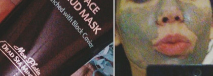 Грязевая маска для лица, обогащенная черной икрой. Mon Platin Face Mud Mask. Black Caviar Collection