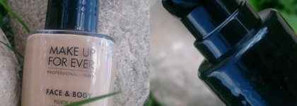 Must-have визажистов и бьюти-блоггеров. Make up for ever Face&Body - Liquid make up. Оттенок № 20 Ivory. До и После