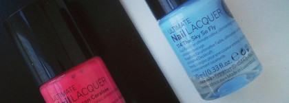 Будь яркой! Catrice Ultimate Nail Lacquer #107 robinson coralsoa, #114 the sky so fly. Коллекция "весна-лето 2016"