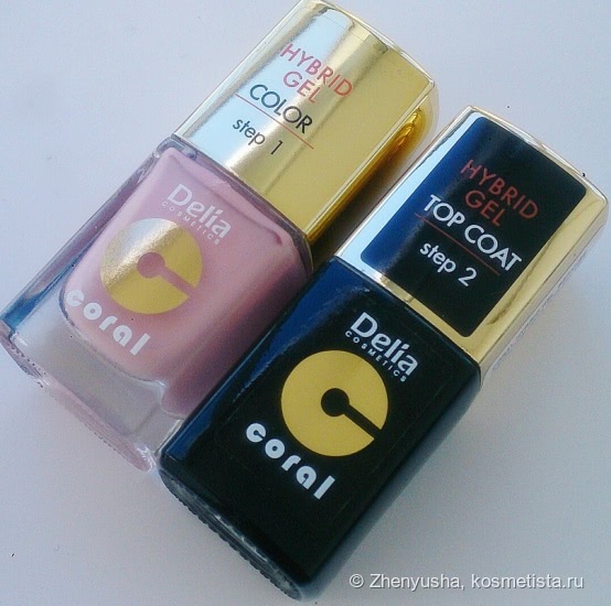 Hybrid Gel Set Delia Cosmetics. Наборы лаков для ногтей с эффектом гель-лака без использования UV лампы