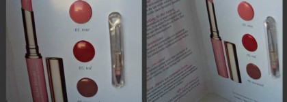 Набор пробников Сlarins eclat minute baume embellisseur lèvres