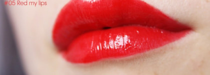Лаковые помады Bourjois Rouge Edition Aqua Laque 05 Red my lips, 06 Feeling reddy