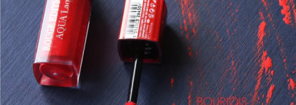 Лаковые помады Bourjois Rouge Edition Aqua Laque 05 Red my lips, 06 Feeling reddy
