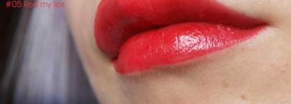 Лаковые помады Bourjois Rouge Edition Aqua Laque 05 Red my lips, 06 Feeling reddy