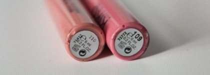 Блеск для губ Kiko Supergloss в оттенках #110 Mat Mauve и #109 Mat Pink