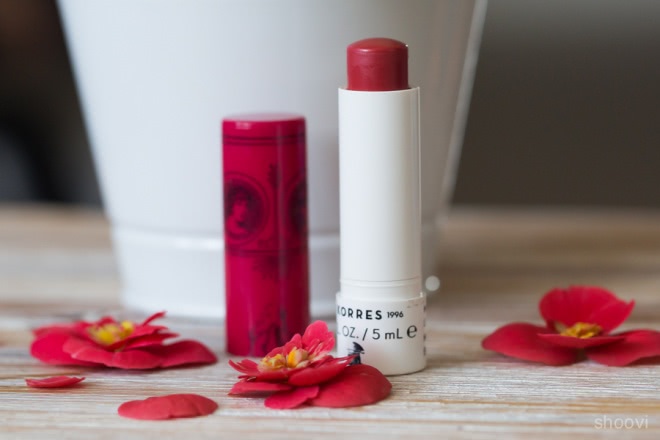 Бальзам для губ Korres Mandarin Lip Butter Stick в оттенке Rose