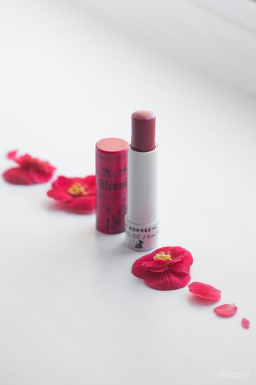 Бальзам для губ Korres Mandarin Lip Butter Stick в оттенке Rose