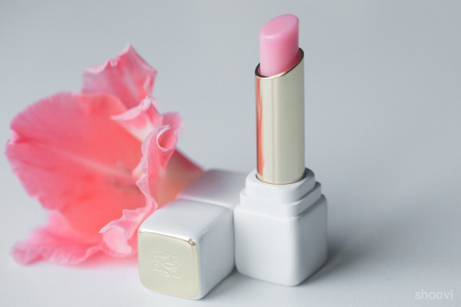 Бальзам для губ Guerlain Kiss Kiss Roselip Hydrating & Plumping Tinted Lip Balm в оттенке R371 Morning Rose