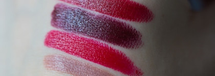 Помада NYX High Voltage Lipstick в оттенках Stone, Hollywood, Burlesque и Feline