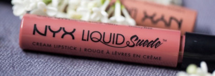 Жидкая губная помада NYX Liquid Suede Cream Lipstick в оттенках Sandstorm и Soft Spoken