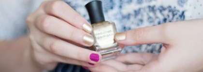 Двое из ларца: лаки для ногтей Deborah Lippmann, оттенки Between the sheets и Nefertiti