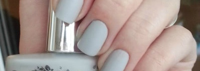 El Corazon Matte Effect №124 + стемпинг с плиткой от Lesly