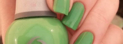 Orly Nail Lacquer 40704 Mint Mojito + стемпинг Lesly