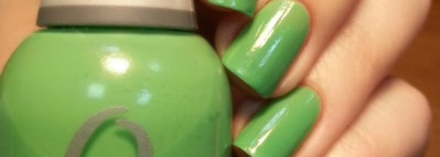 Orly Nail Lacquer 40704 Mint Mojito + стемпинг Lesly