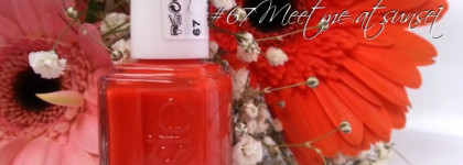 Essie Nail Lacquer #67 Meet me at sunset + стемпинг Lesly