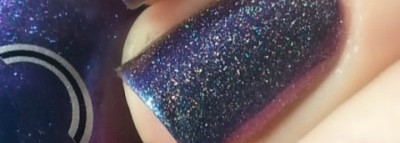 Dance Legend Chameleon №091 Boogs + El Corazon Art Top Coat № 421h/23 holography rainbow