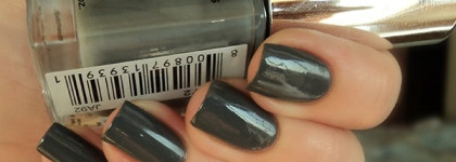 NYX Girls Nail Polish NGP 172 Dark Gray + стемпинг Konad