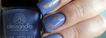 Alessandro Nail Polish №77-156 Lucky Lavender + слайдер дизайн Milv S110