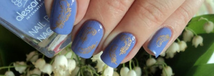Alessandro Nail Polish №77-156 Lucky Lavender + слайдер дизайн Milv S110
