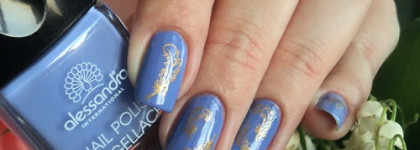 Alessandro Nail Polish №77-156 Lucky Lavender + слайдер дизайн Milv S110