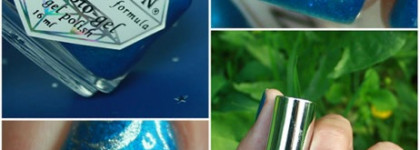 El Corazon Active Bio-gel Color gel polish №423/576 Magic Heart of Ocean +стемпинг