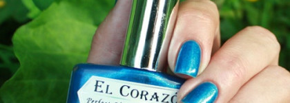 El Corazon Active Bio-gel Color gel polish №423/576 Magic Heart of Ocean +стемпинг