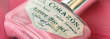 El Corazon Active Bio-gel Color gel polish 423/44 Jelly + El Corazon Kaleidoscope Nail Polish Декоративный топ "Забава" № Z-12 Стрела Амура