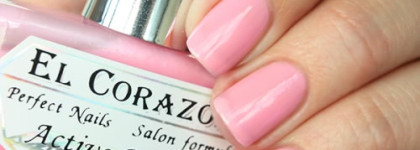 El Corazon Active Bio-gel Color gel polish 423/44 Jelly + El Corazon Kaleidoscope Nail Polish Декоративный топ "Забава" № Z-12 Стрела Амура