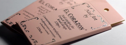 Самоклеющиеся трафареты для французского маникюра и дизайна ногтей El Corazon 120/2, 120/3