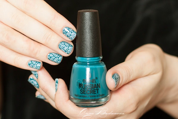 Fennel Nail Lacquer Russian Secret № 134 + стемпинг BP-19