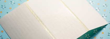 Самоклеющиеся трафареты для французского маникюра и дизайна ногтей El Corazon №260/4