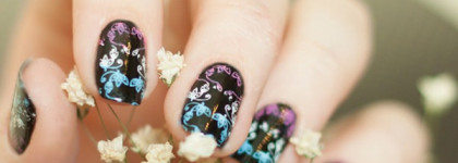 El Corazon nail polish №311 Mystification + стемпинг