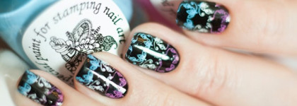 El Corazon nail polish №311 Mystification + стемпинг
