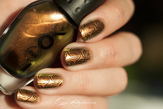 NailLOOK Trends 31353 Chameleon + стемпинг BP-L 003