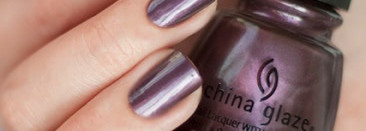 China Glaze Nail Lacquer With Hardeners 81928 No Peeking! + стемпинг BP-L 001