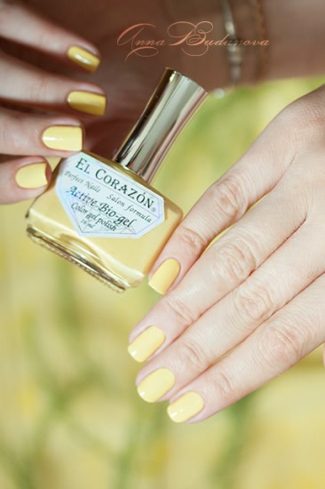El Corazon Active Bio-gel Color gel polish №423/280 Cream + наклейки для ногтей El Corazon EC b12