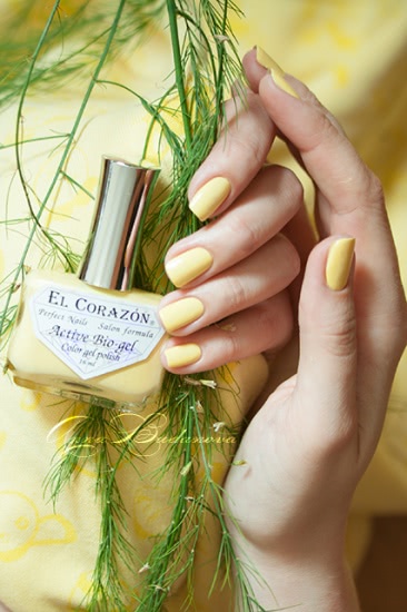 El Corazon Active Bio-gel Color gel polish №423/280 Cream + наклейки для ногтей El Corazon EC b12