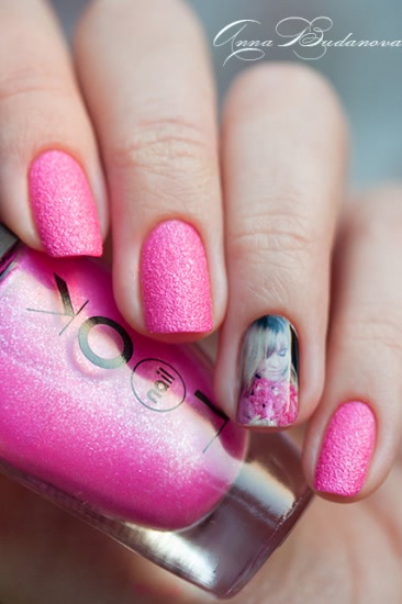 NailLOOK Trends Hot Neons №31090, 31091 + слайдер-дизайны O'diva 16943 и Ble1680A
