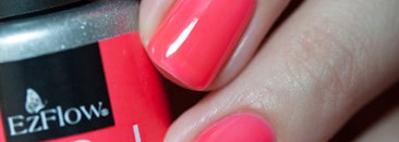 Ezflow TruGel №42436 Totally Tropical + NailLOOK Miracle Top №31283 In Bloom