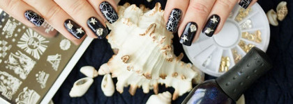 NailLOOK №31284 Wild Heart + стемпинг BP-L017 и заклёпки Born Pretty