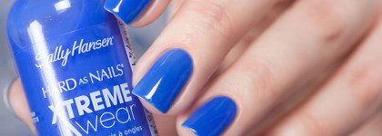 Sally Hansen Hard As Nails Xtreme Wear №470 Boho Blue + наклейки Tiebeauty Nail Art Hollow Sticker JV203
