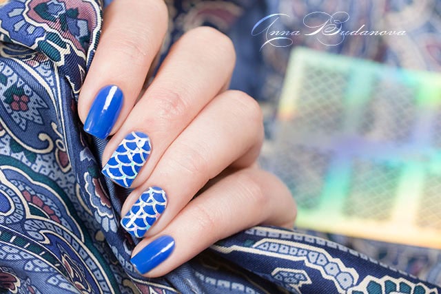 Sally Hansen Hard As Nails Xtreme Wear №470 Boho Blue + наклейки Tiebeauty Nail Art Hollow Sticker JV203