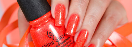 China Glaze Nail Lacquer With Hardeners №83545 Papa Don't Peach