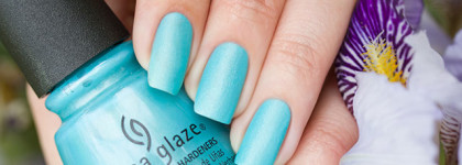 China Glaze Nail Lacquer With Hardeners №83550 What I Like About Blue
