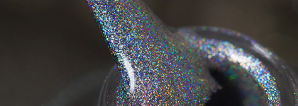 Голографический лак для стемпинга Kaleidoscope by El Corazon №stm-56 Large hologram