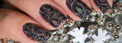 Голографический лак для стемпинга Kaleidoscope by El Corazon №stm-56 Large hologram