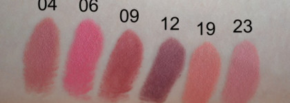 Помады Seventeen Matte Lipstick SPF 15 оттенки - 04, 06, 09, 12, 19, 23