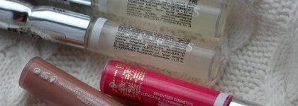 Вот что я люблю! Жидкая стойкая помада-блеск Seventeen All Day Lip Color в оттенках 03 Light Beige, 07 Red, 08 Dark Red, 15 Wild Pink
